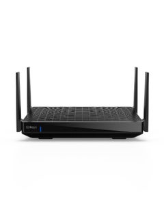 LINKSYS Hydra Pro 6E Tri‑Band WiFi 6E Mesh Router - Wireless Gaming 8-Stream Router, 6 GHz Band for 8K Streaming, Up to 6.6 Gbps Speed, 2700 sq. ft Coverage, 55+ Devices, Works with Velop Mesh System Black  - Image 1