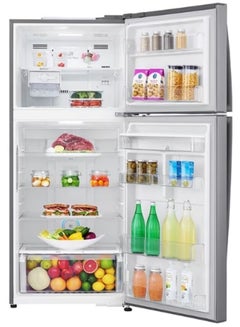 LG GN-F722HLHL- G 509L Refrigerator, 18 Compartments, Dispenser, Hygiene Fresh Purification Filter, Door Cooling Function GN-F722HLHL silver  - Image 2