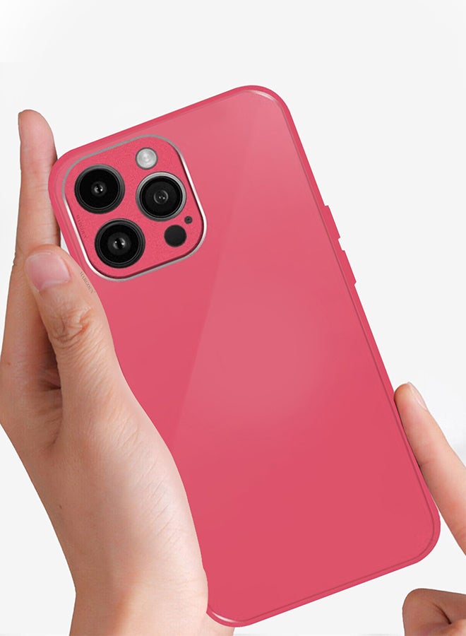 MARGOUN Electroplated Magnetic Case Cover for Apple iPhone 14 Pro, Protective Case Fashionable Full Covered Shockproof Phone Cover With Magnetic Ring - Pink  - Image 3