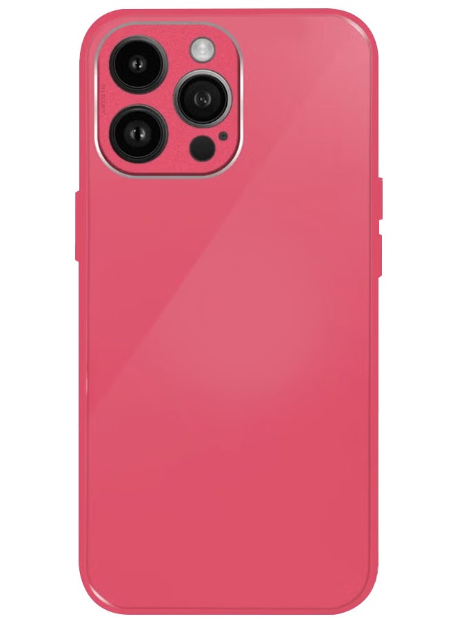 MARGOUN Electroplated Magnetic Case Cover for Apple iPhone 14 Pro, Protective Case Fashionable Full Covered Shockproof Phone Cover With Magnetic Ring - Pink  - Image 5