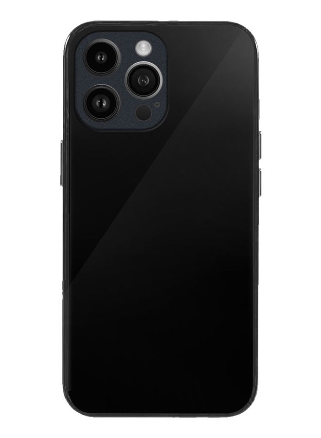 MARGOUN Electroplated Case Cover for Apple iPhone 14 Pro Max, Hard Glossy Case Camera Protection Shockproof Anti Fall Case - Black - Image 2