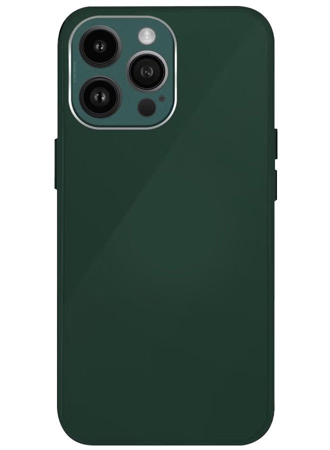 MARGOUN Electroplated Magnetic Case Cover for Apple iPhone 14 Pro Max, Protective Case Fashionable Full Covered Shockproof Phone Cover With Magnetic Ring - Green - Image 5