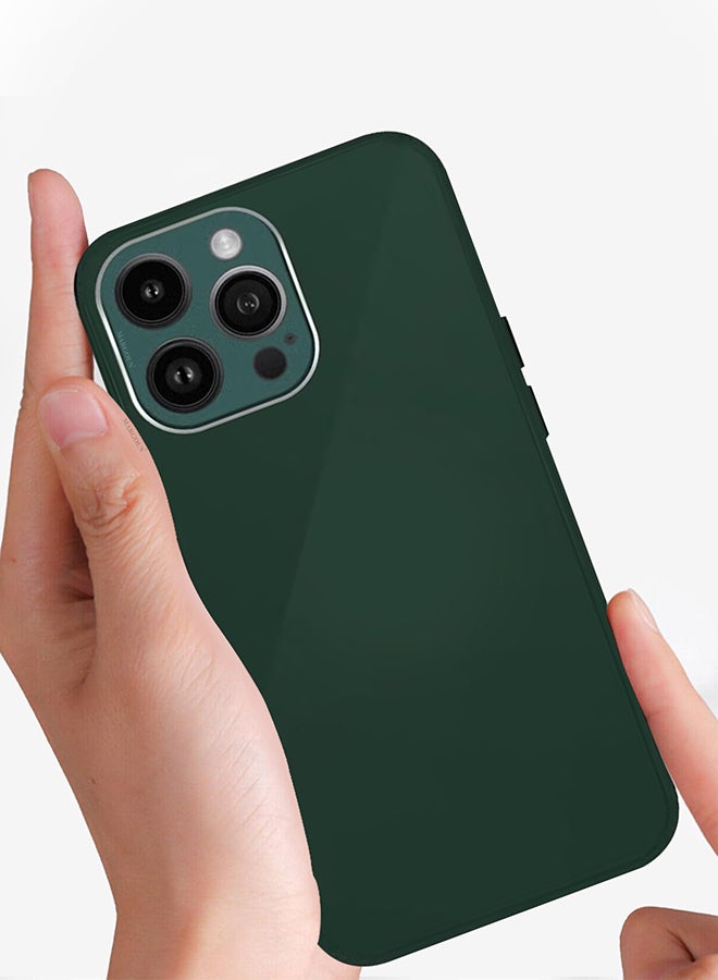 MARGOUN Electroplated Magnetic Case Cover for Apple iPhone 14 Pro Max, Protective Case Fashionable Full Covered Shockproof Phone Cover With Magnetic Ring - Green - Image 2