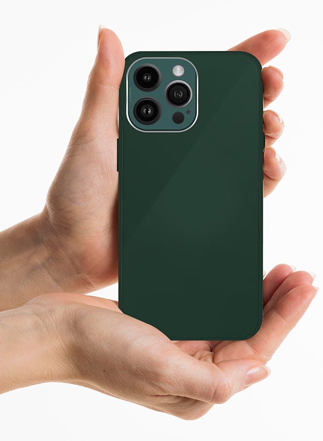 MARGOUN Electroplated Magnetic Case Cover for Apple iPhone 14 Pro Max, Protective Case Fashionable Full Covered Shockproof Phone Cover With Magnetic Ring - Green - Image 4