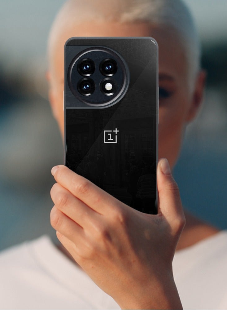 مارجون جراب صلب لامع مطلي بالكهرباء لهاتف OnePlus 11، جراب حماية للكاميرا مقاوم للصدمات ومضاد للسقوط - Image 2