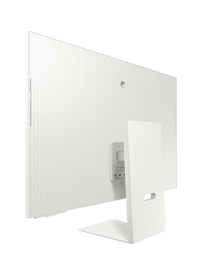 Samsung - 32-Inch 4K Smart Monitor Smart Hub for TV streaming and catch up apps LS32BM801UUXXU White - Image 1