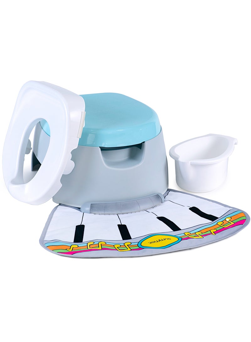 summer infant 3-In-1 Baby Potty Trainer Seat Sit N Play Suitable For 18 Months And Above  - Image 1