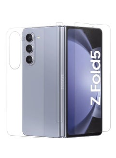 MARGOUN Samsung Galaxy Z Fold 5 Screen Protcetor Scratch And Shatter Resistant Anti Bubble Glass Clear  - Image 1