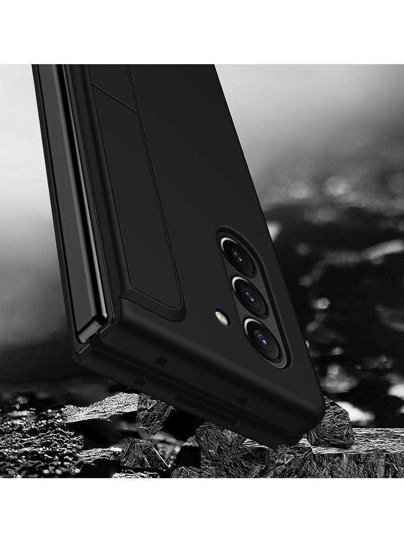 مارجون جراب لهاتف Samsung Galaxy Z Fold 5 مع حامل قلم وقلم S-Pen، جراب صلب فائق الحماية ومضاد للصدمات - Image 4