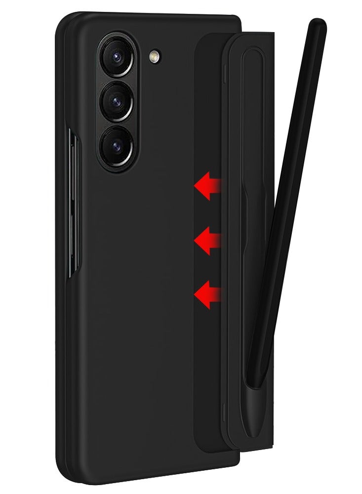 مارجون جراب لهاتف Samsung Galaxy Z Fold 5 مع حامل قلم وقلم S-Pen، جراب صلب فائق الحماية ومضاد للصدمات - Image 3