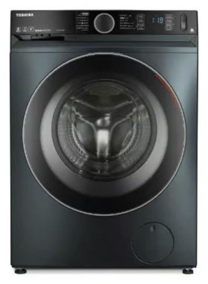 توشيبا غسالة أوتوماتيكية تحميل أمامي، 8 كجم، محرك عاكس - TW-BK90GF4EG(MK) - Image 1
