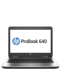 HP Renewed - ProBook 640 G2 Laptop With 14-Inch Display,Intel Core i5 Processor /6th Gen/8GB RAM/256GB SSD/620MB Intel UHD Graphics/Windows 10 Pro Black/silver English BLACK & SILVER  - Image 2