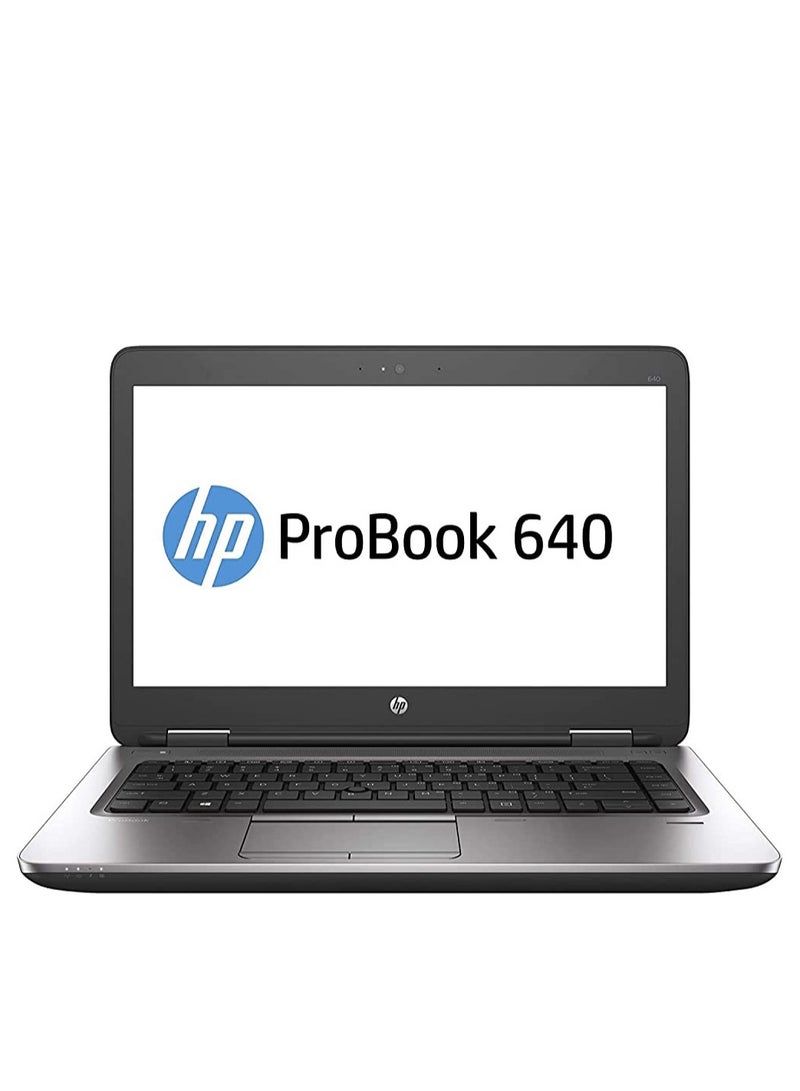إتش بي تم تجديده - كمبيوتر محمول ProBook 640 G2 بشاشة مقاس 14 بوصة ومعالج Intel Core i5 /الجيل السادس/ذاكرة وصول عشوائي سعة 8 جيجابايت/محرك أقراص SSD سعة 256 جيجابايت/بطاقة رسومات Intel UHD سعة 620 ميجابايت/نظام التشغيل Windows 10 Pro أسود/فضي  - Image 2