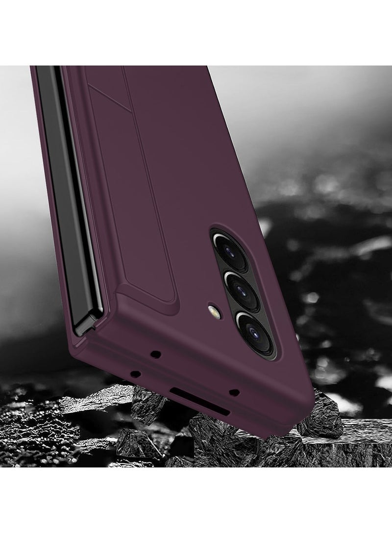 مارجون جراب لهاتف Samsung Galaxy Z Fold 5 مع حامل قلم وقلم S-Pen، جراب صلب فائق الحماية ومضاد للصدمات - Image 4