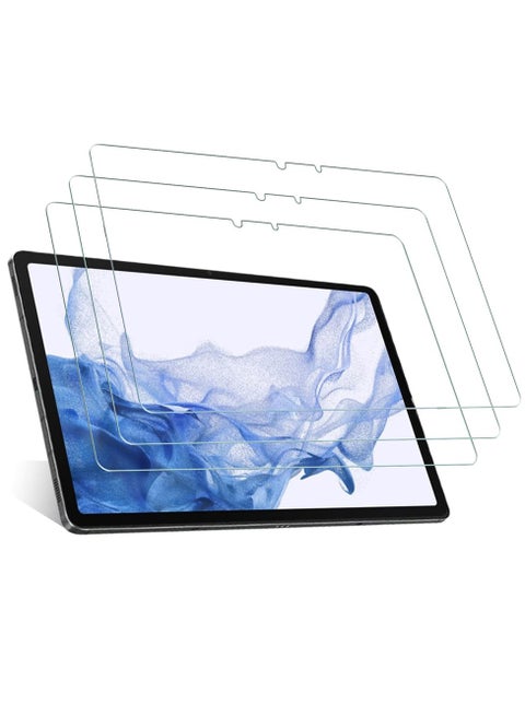 3 Pack For Samsung Galaxy Tab S9 Screen Protcetor Scratch And Shatter Resistant Anti Bubble Glass Clear