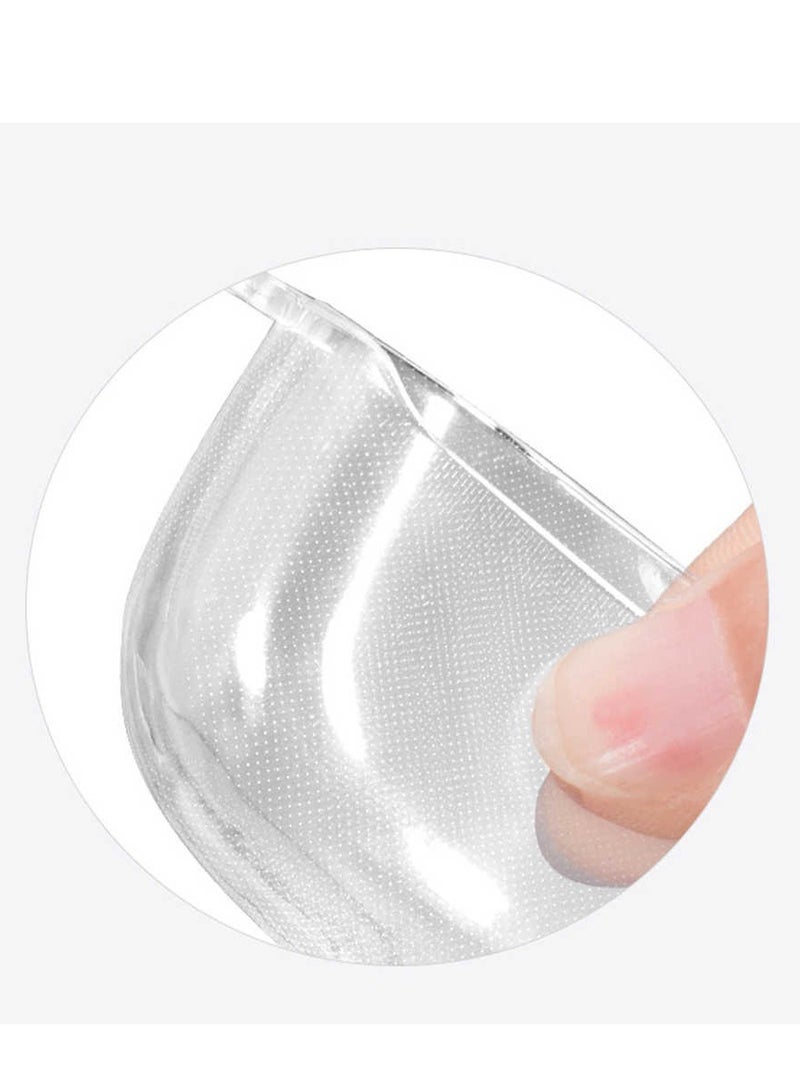 MARGOUN - AirPods 3 Shockproof Case Transparent Ultra Slim Cover With Keychain Carabiner Clear - Image 1