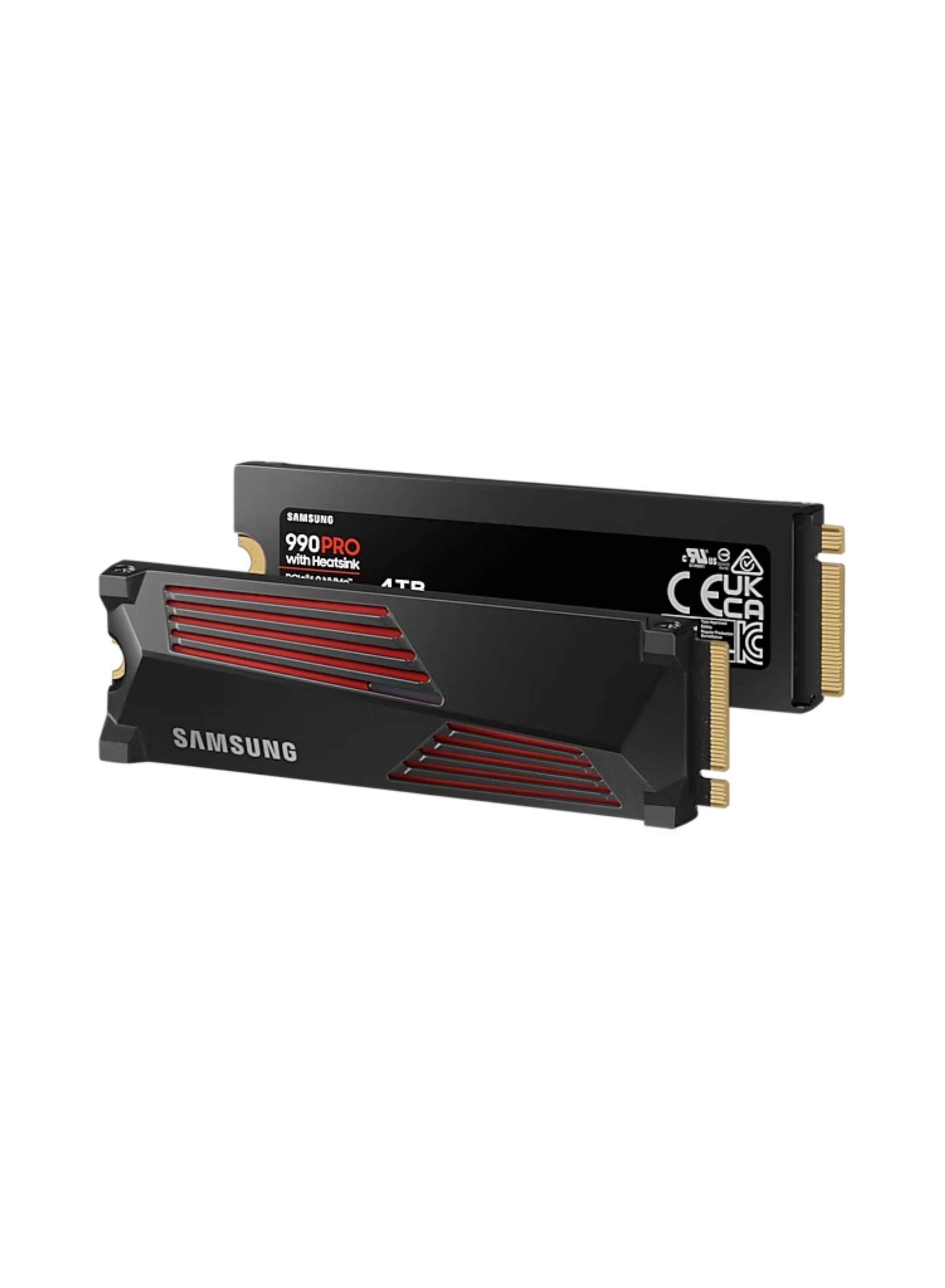 Samsung 990 Pro with Heatsink 4TB NVMe 2.0 M.2 2280 Internal