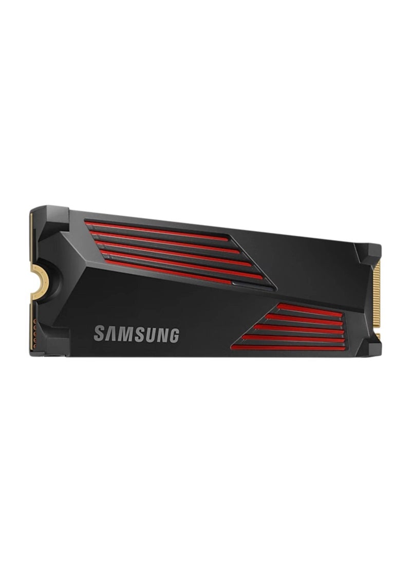Samsung 990 Pro with Heatsink 4TB NVMe 2.0 M.2 2280 Internal SSD, 7450 MB/s Sequential Read Speed, 6900 MB/s Sequential Write Speed, 3.3 Voltage, V-NAND 3-bit MLC, Black | MZ-V9P4T0CW 4 TB - Image 3
