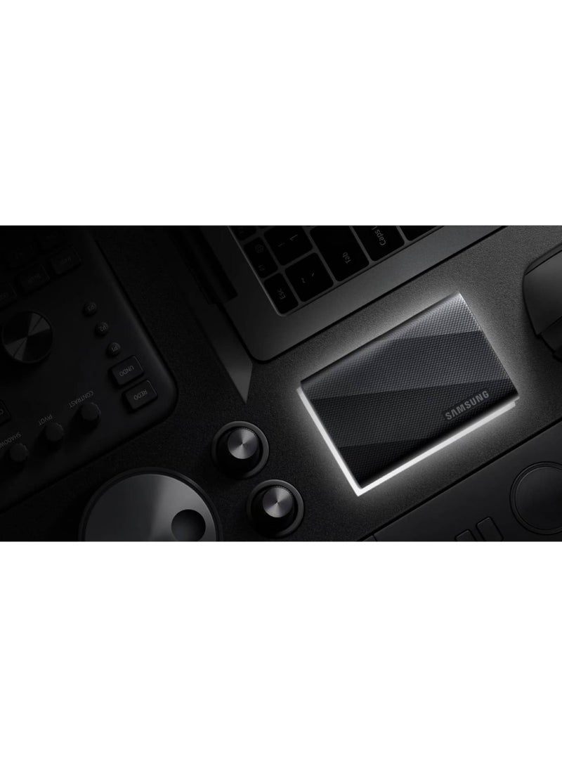 Samsung - Samsung Portable SSD T9 USB 3.2 Gen2x2 1TB (Black) 1 TB - Image 1