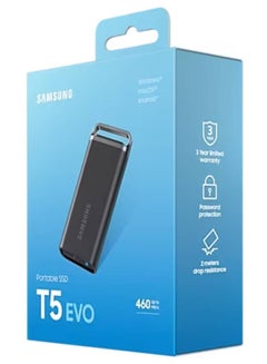 سامسونج SSD المحمول T5 EVO USB 3.2 Gen1 4 تيرابايت (أسود) 4 تيرابايت - pnsku/N70031702V/45/_/1703217683/a26fd25d-0a48-4c28-ba6b-5209025e85b9