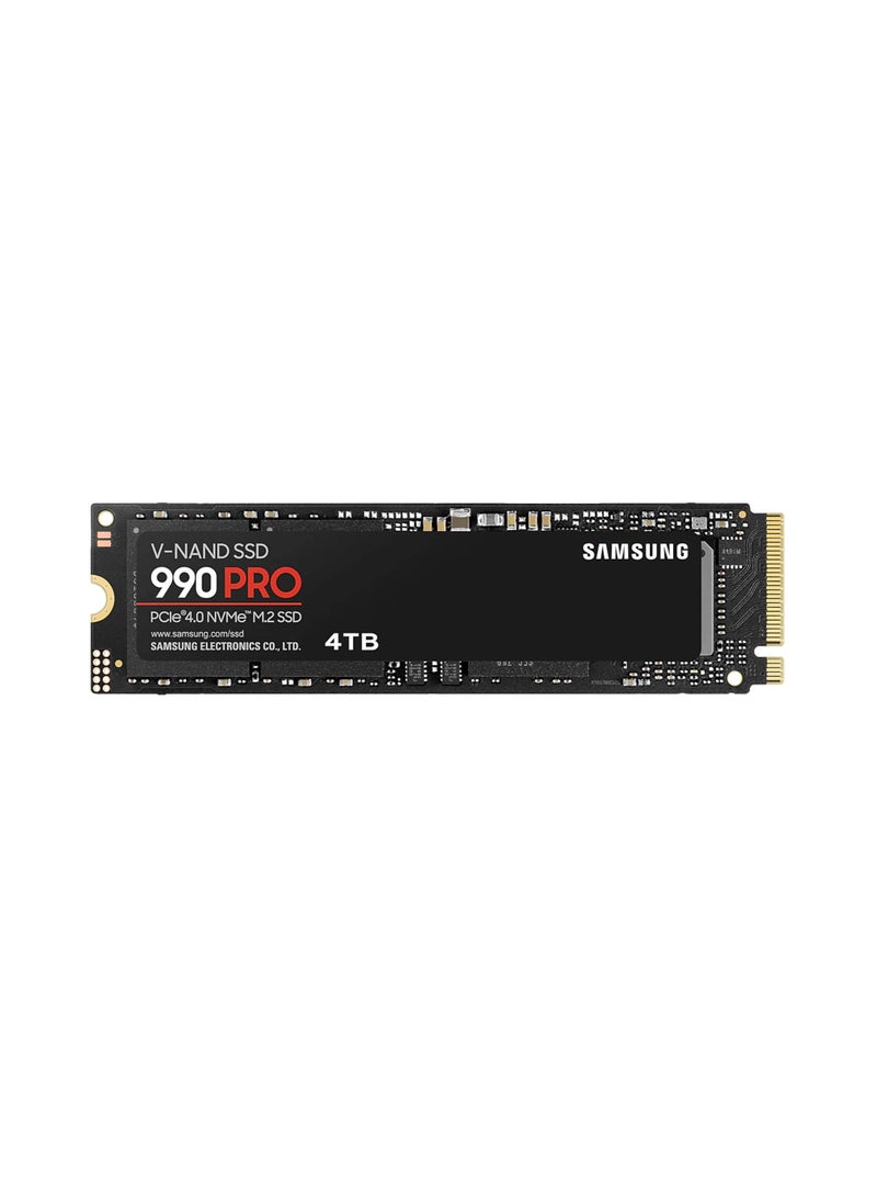 990 Pro 4TB NVMe M.2 Internal SSD, PCIe Gen 4.0 x4, NVMe 2.0 Interface, 7450 MB/s Sequential Read Speed, 6900 MB/s Sequential Write Speed, 3.3 Voltage, V-NAND 3-bit MLC | ‎MZ-V9P4T0B/AM 4 TB - pnsku/N70031703V/45/_/1703217675/b42e1c57-1838-4333-ae67-2cd4118fcc21