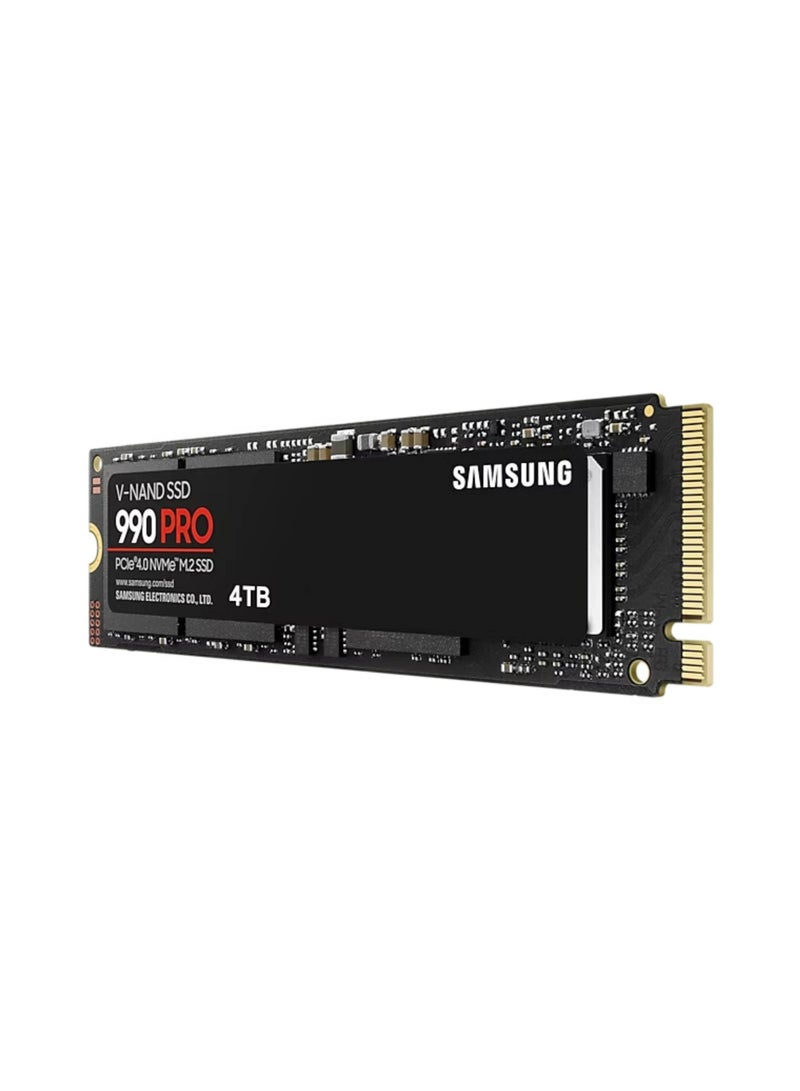 990 Pro 4TB NVMe M.2 Internal SSD, PCIe Gen 4.0 x4, NVMe 2.0 Interface, 7450 MB/s Sequential Read Speed, 6900 MB/s Sequential Write Speed, 3.3 Voltage, V-NAND 3-bit MLC | ‎MZ-V9P4T0B/AM 4 TB - pnsku/N70031703V/45/_/1703217677/8f0ae28e-f1fc-45ba-92ec-dec227a888d9