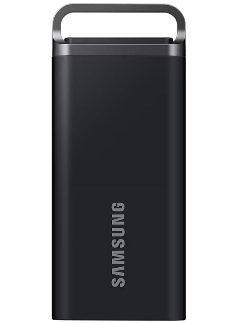 T5 EVO 8TB USB 3.2 Gen 1 Portable External SSD, Up to 460 MB/s Data Transfer Rate, Rubber Skin Design, AES 256-Bit Hardware Encryption, Integrated Hook - Black | MU-PH8T0S/WW 8 TB - pnsku/N70031706V/45/_/1703217697/c6ef7bfc-ecdd-4aaa-866d-666f997ff07c