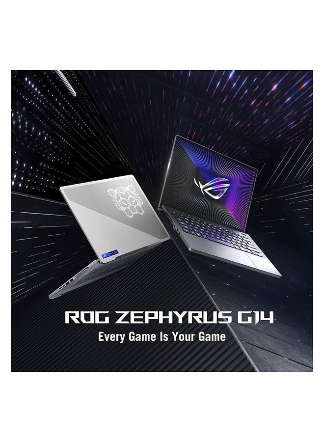 ASUS - Rog Zephyrus G14 Ga402Rj-L4211W Gaming Laptop /Amd Ryzen  R7-6800Hs/16Gb Ram/512Gb Ssd/Amd Radeon Rx 6700S 8Gb/14 Inch Fhd/Win11 Home English/Arabic White - Image 1