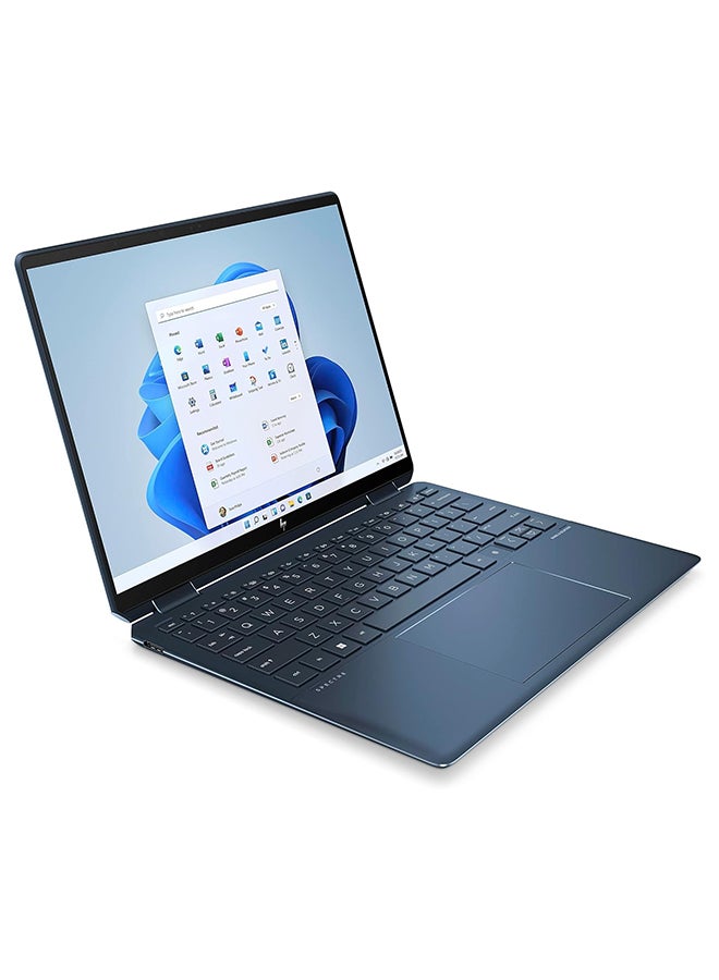 HP SPECTRE X360 14-EF0016NE Touchscreen Laptop With 13.5-Inch Display, Core i7-1255U Processor/16GB RAM/1TB SSD/Integrated Graphics/Windows 11 English/Arabic Blue - Image 3