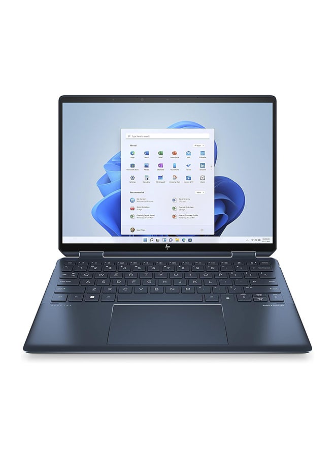 HP SPECTRE X360 14-EF0016NE Touchscreen Laptop With 13.5-Inch Display, Core i7-1255U Processor/16GB RAM/1TB SSD/Integrated Graphics/Windows 11 English/Arabic Blue - Image 2