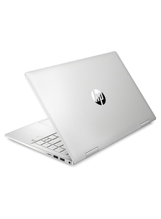 HP - PAVILION X360 14-EK1012NE Laptop With 14-Inch Display, Core i5-1335U Processor/8GB RAM/512GB SSD/Intel UHD Graphics/Windows 11 Home English/Arabic Silver - Image 1