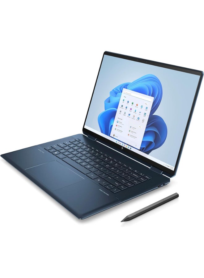 HP Spectre x360 Laptop With 16-Inch Display, Core i7-13700H Processor/16GB RAM/1TB SSD/Integrated Graphics/Windows 11 English/Arabic Blue  - Image 4