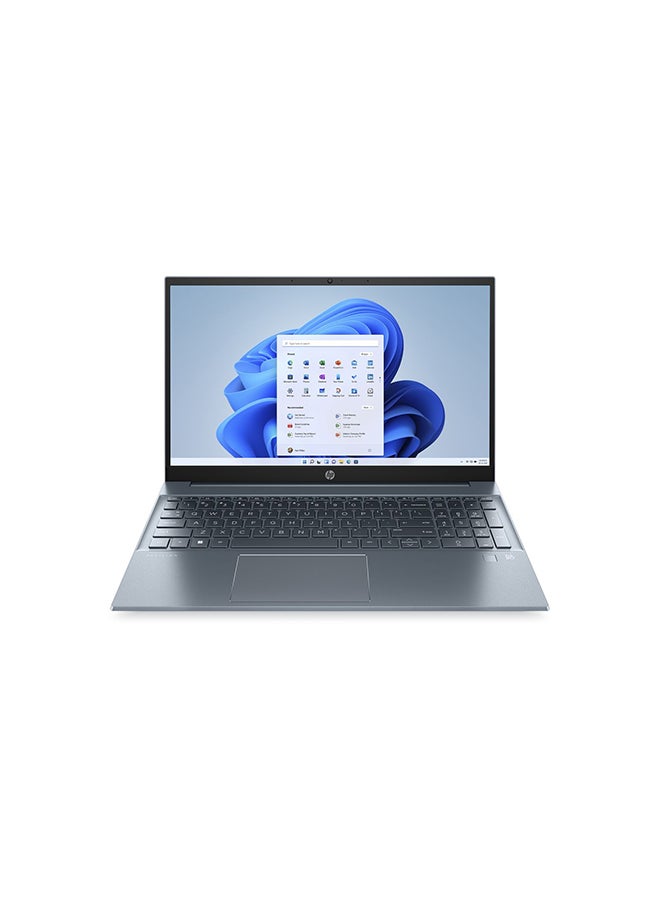 HP Pavilion 15EH3003NE Laptop With 15.6-Inch Display, AMD Ryzen 7 7730U Processor/16GB RAM/512GB SSD/AMD Radeon Graphics/Windows 11 Home English/Arabic Blue  - Image 1