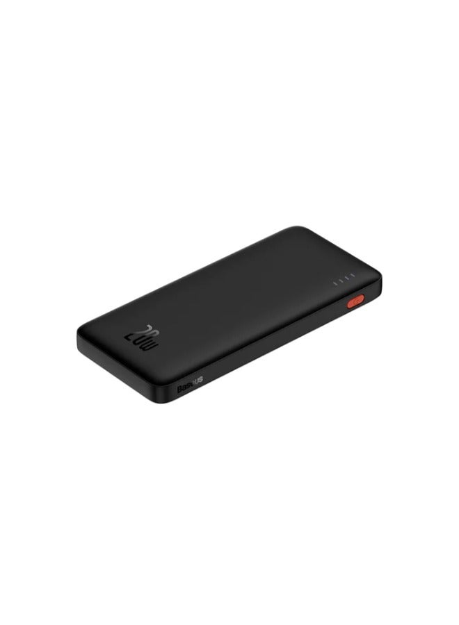 بيسوس OS-Baseus Airpow Fast Charge Power Bank  20W  Black（With Simple Series Charging Cable USB to Type-C 30cm ） Black - Image 5