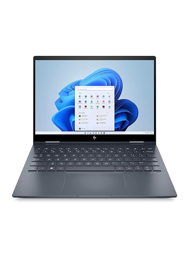 Envy X360 2 In 1 Laptop 13-Bf0017Ne, 13.3 Inch 2.8K Touch Screen, 12Th Gen Intel® Core™ I7, 16Gb Ram, 512Gb Ssd, Intel® Iris® Xᵉ Graphics, Windows 11 Home, 822S2Ea English/Arabic Space Blue
