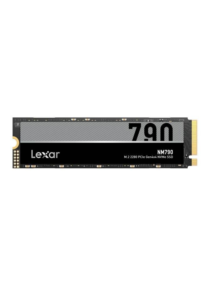 Lexar - NM790 4TB M.2 2280 PCIe Gen4x4 NVMe Internal SSD, Up to 7400MB/s Read & Up to 6500MB/s Write Speeds, 1.5M Hours MTBF, 3000TBW Endurance, Compatible with PlayStation5, Black | LNM790X004T-RNNNG 4 TB - Image 1