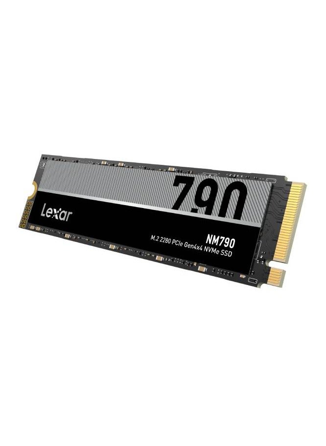 Lexar - NM790 4TB M.2 2280 PCIe Gen4x4 NVMe Internal SSD, Up to 7400MB/s Read & Up to 6500MB/s Write Speeds, 1.5M Hours MTBF, 3000TBW Endurance, Compatible with PlayStation5, Black | LNM790X004T-RNNNG 4 TB - Image 1