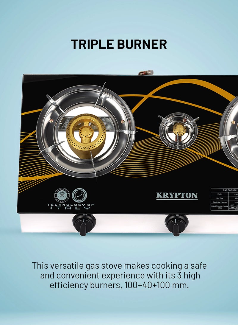 كريبتون Tempering Glass Burner KNGC6572 Multicolour  - Image 3
