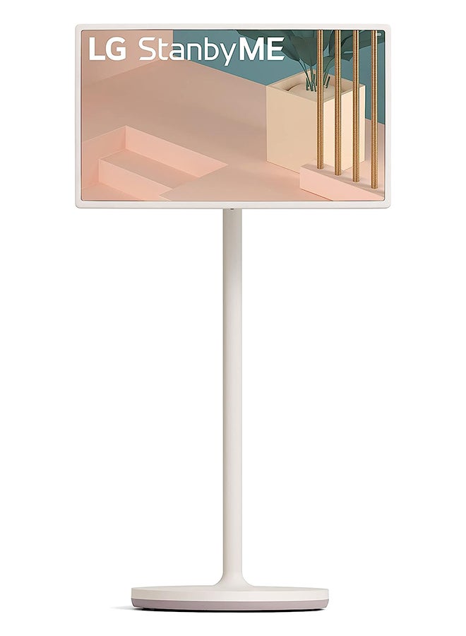 LG StanbyME 27 Inch Full HD HDR Movable Smart Screen, Wireless, Adjustable (Rotate, swivel, tilt) Grey - Image 1