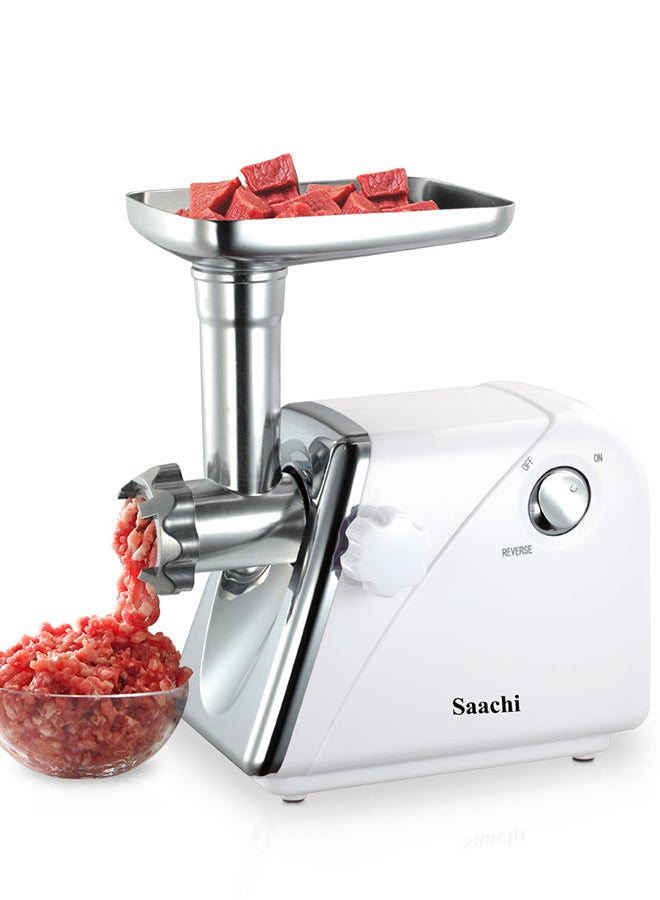 Saachi Meat Grinder with  Powerful and efficient motor 2200 W NL-MG-967-WH White  - Image 1