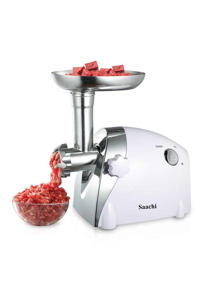 Saachi Meat Grinder with  Motor circuit breaker 2000 W NL-MG-966-WH White  - Image 1