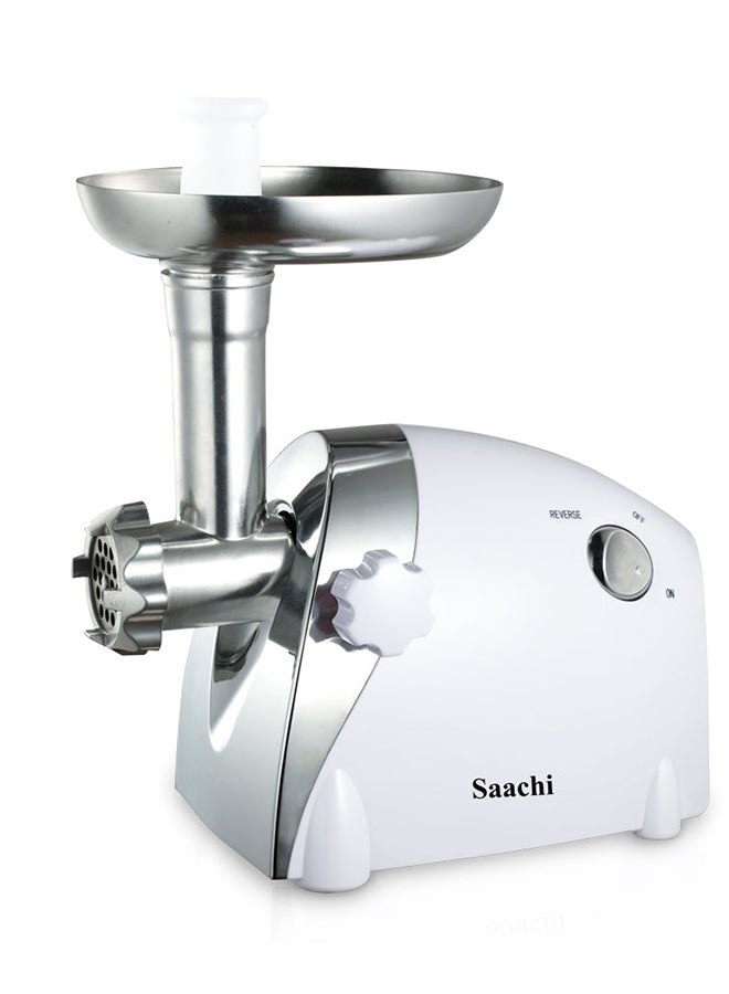 Saachi Meat Grinder with  Motor circuit breaker 2000 W NL-MG-966-WH White  - Image 2
