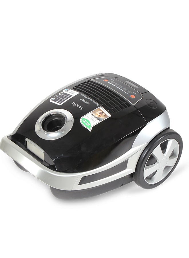 Saachi - 4L Vacuum Cleaner with LED Indicator speed control 4 L 2200 W NL-VC-1108-BK Black - Image 1