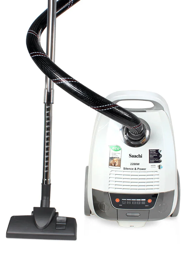 Saachi 4L Vacuum Cleaner with LED Indicator speed control 4 L 2200 W NL-VC-1108-WH White