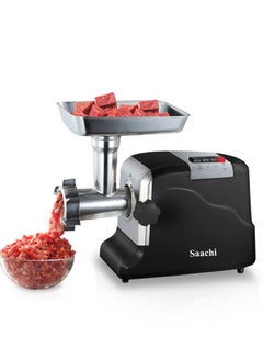 Meat Grinder with  Reverse/On/Half/Stop & Reset function 3500 W NL-MG-968-BK Black