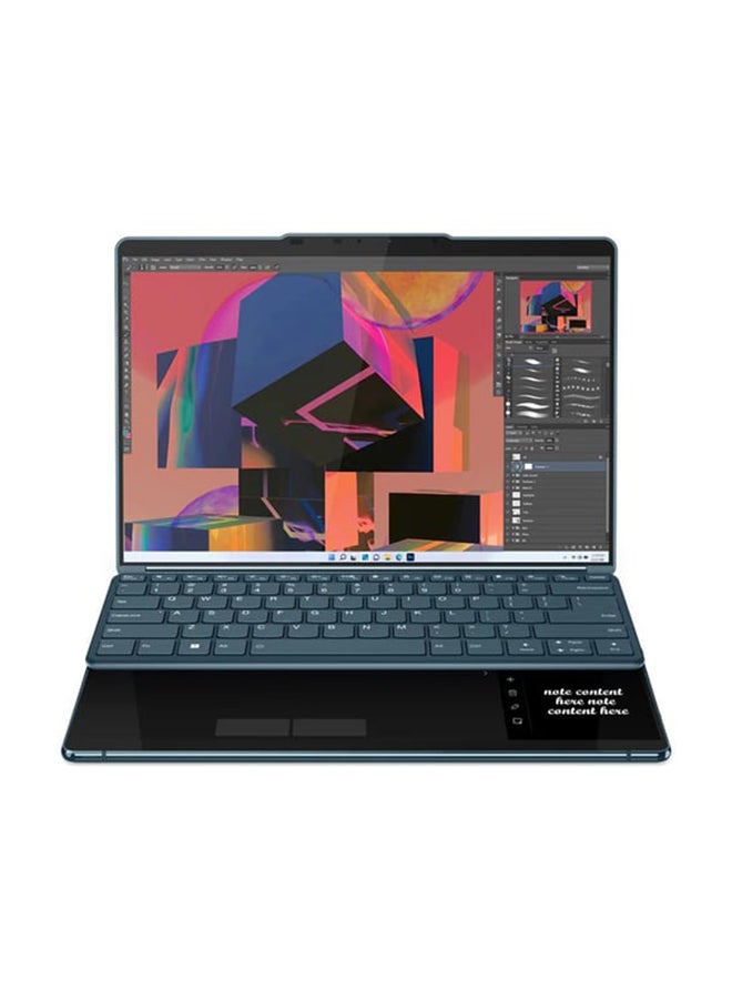 Yogabook 9 Laptop With 13.3-Inch Display, Core i7-1355U Processor/16GB RAM/1TB SSD/Integrated Graphics/Windows 11 English/Arabic Blue