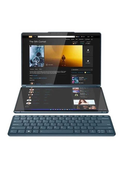 Yogabook 9 Laptop With 13.3-Inch Display, Core i7-1355U Processor/16GB RAM/1TB SSD/Integrated Graphics/Windows 11 English/Arabic Blue
