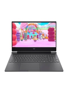 HP VICTUS Gaming (Upgraded Version) Laptop With 15.6-Inch Display, Core i5-13420H Processor/8GB RAM/512GB SSD/4GB Nvidia Geforce RTX2050 Graphics Card/Windows 11 Home English/Arabic Black  - Image 1