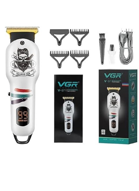 VGR V-971 Professional Hair Clipper Kit with Digital Display
