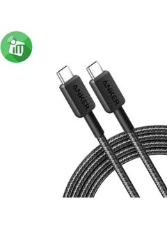 Anker Anker A81F6 322 USB-C to USB-C Cable Braided (6ft/1.8m) Black 